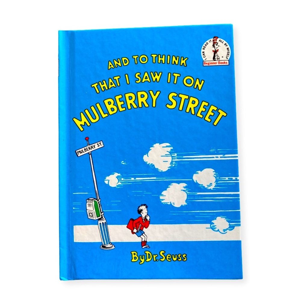 HTF Vintage HC Dr. Seuss “And To Think That I Saw It On Mulberry Street”